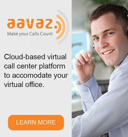 Aavaz cloud-based virtual call center
